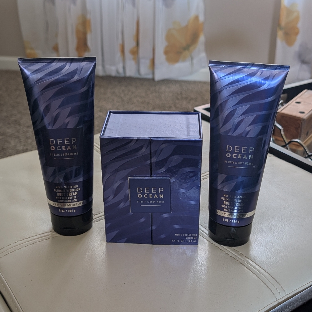 B&BW Deep Ocean Men's Cologne & Lotion